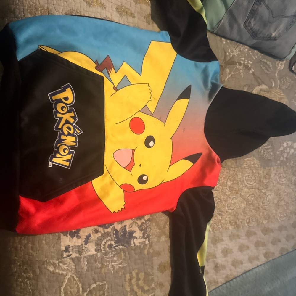 Pokemon Red and Black Graphic hoodie kids